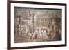 Italy, Naples, Naples Museum, from Villa Ariadne, Stabia, Pompeii, (Region IX 7, 16), Trojan Horse-Samuel Magal-Framed Photographic Print