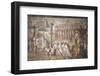 Italy, Naples, Naples Museum, from Villa Ariadne, Stabia, Pompeii, (Region IX 7, 16), Trojan Horse-Samuel Magal-Framed Photographic Print