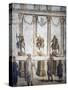 Italy, Naples, Naples Museum, House of Giulia Felice in Pompeii, People listening an Edict-Samuel Magal-Stretched Canvas