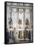 Italy, Naples, Naples Museum, House of Giulia Felice in Pompeii, People listening an Edict-Samuel Magal-Framed Stretched Canvas