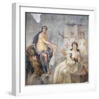 Italy, Naples, Naples Museum, Picture of Io Canopos from the so-called Ekklesiasterion-Samuel Magal-Framed Photographic Print