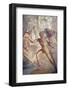 Italy, Naples, Naples Museum, Pompeii, Caecilius Lucundus House (V 1, 26), Theseus and Ariadne-Samuel Magal-Framed Photographic Print