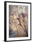 Italy, Naples, Naples Museum, Pompeii, Caecilius Lucundus House (V 1, 26), Theseus and Ariadne-Samuel Magal-Framed Photographic Print