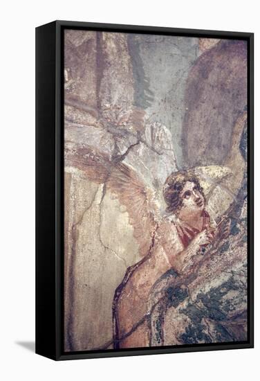 Italy, Naples, Naples Museum, Pompeii, House of L. Cornelius (VII 12, 26), Artemide and Calisto-Samuel Magal-Framed Stretched Canvas