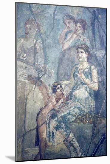 Italy, Naples, Naples Museum, Pompeii, House of L. Cornelius (VII 12, 26), Artemide and Calisto-Samuel Magal-Mounted Photographic Print