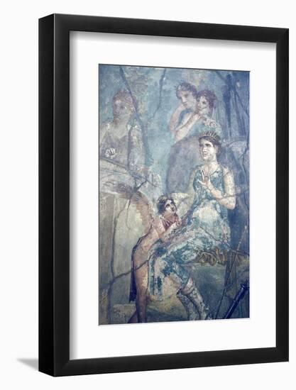 Italy, Naples, Naples Museum, Pompeii, House of L. Cornelius (VII 12, 26), Artemide and Calisto-Samuel Magal-Framed Photographic Print