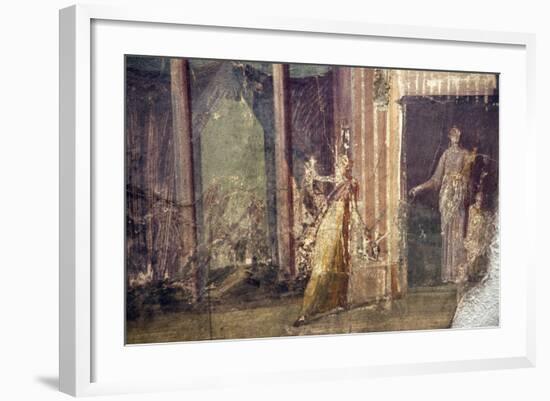 Italy, Naples, Naples Museum, Pompeii, House of the Group of Vases (VI 13, 2), Medea and Peliadi-Samuel Magal-Framed Photographic Print