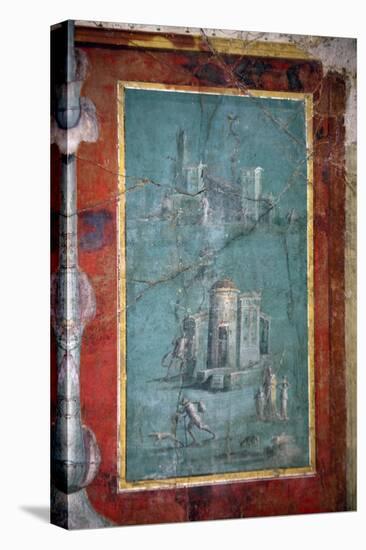 Italy, Naples, Naples Museum, Portici, Villa at the Royal Stables of Arcades, Wall-Samuel Magal-Stretched Canvas