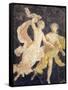 Italy, Naples, Naples Museum, Stabiae, Villa of Arianna, Atrium, Couple in Flight-Samuel Magal-Framed Stretched Canvas