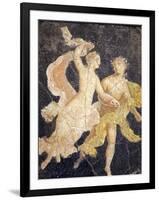 Italy, Naples, Naples Museum, Stabiae, Villa of Arianna, Atrium, Couple in Flight-Samuel Magal-Framed Photographic Print