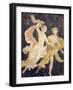Italy, Naples, Naples Museum, Stabiae, Villa of Arianna, Atrium, Couple in Flight-Samuel Magal-Framed Photographic Print