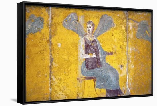 Italy, Naples, Naples Museum, Stabiae, Villa of Arianna, Environment, PSYCHAI-Samuel Magal-Framed Stretched Canvas