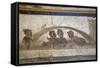 Italy, Naples, Naples Museum, Stabiae, Villa of Arianne, Area E, Frieze with Pygmies-Samuel Magal-Framed Stretched Canvas