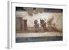 Italy, Naples, Naples Museum, Stabiae, Villa of Arianne, Area E, Frieze with Pygmies-Samuel Magal-Framed Photographic Print