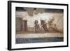 Italy, Naples, Naples Museum, Stabiae, Villa of Arianne, Area E, Frieze with Pygmies-Samuel Magal-Framed Photographic Print