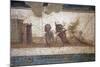 Italy, Naples, Naples Museum, Stabiae, Villa of Arianne, Area E, Frieze with Pygmies-Samuel Magal-Mounted Photographic Print