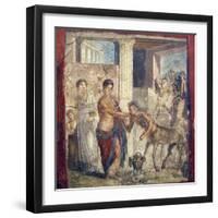 Italy, Naples, Naples Museum, The Centaur at the Wedding of Pirithous and Hippodamia-Samuel Magal-Framed Photographic Print