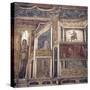 Italy, Naples, Naples National Archeological Museum, from Boscoreale, Theatrical Decoration-Samuel Magal-Stretched Canvas