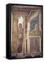 Italy, Naples, Naples National Archeological Museum, from Boscoreale, Theatrical Decoration-Samuel Magal-Framed Stretched Canvas