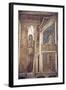 Italy, Naples, Naples National Archeological Museum, from Boscoreale, Theatrical Decoration-Samuel Magal-Framed Photographic Print