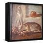 Italy, Naples, Naples National Archeological Museum, from Herculaneum, Still-life, Hare and grapes-Samuel Magal-Framed Stretched Canvas