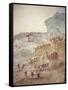 Italy, Naples, Naples National Archeological Museum, from Pompeii, House (IX 7,16), Ilioupersis-Samuel Magal-Framed Stretched Canvas