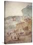Italy, Naples, Naples National Archeological Museum, from Pompeii, House (IX 7,16), Ilioupersis-Samuel Magal-Stretched Canvas