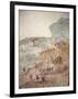 Italy, Naples, Naples National Archeological Museum, from Pompeii, House (IX 7,16), Ilioupersis-Samuel Magal-Framed Photographic Print