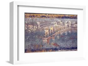 Italy, Naples, Naples National Archeological Museum, from Pompeii, Maritime Landscape-Samuel Magal-Framed Photographic Print