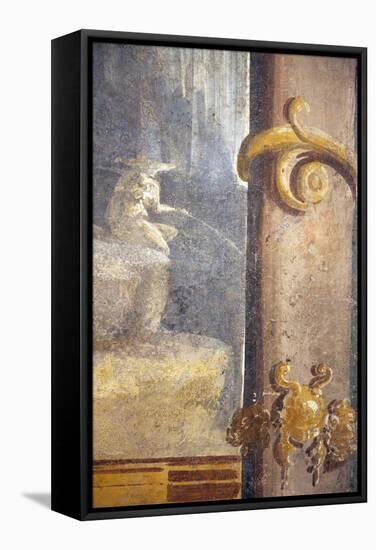 Italy, Naples, Naples National Archeological Museum, from Pompeii, Rocky Landscape-Samuel Magal-Framed Stretched Canvas