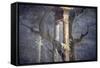 Italy, Naples, Naples National Archeological Museum, from Pompeii, Rocky Landscape-Samuel Magal-Framed Stretched Canvas