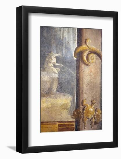 Italy, Naples, Naples National Archeological Museum, from Pompeii, Rocky Landscape-Samuel Magal-Framed Photographic Print