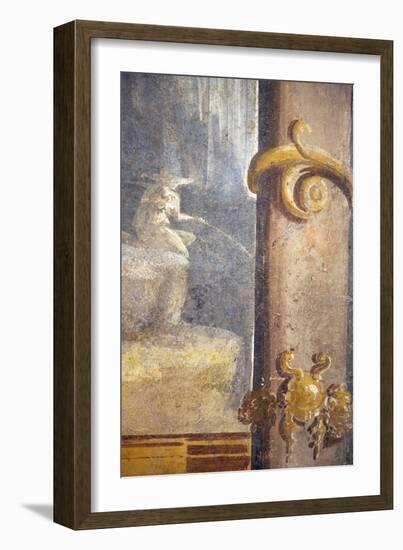 Italy, Naples, Naples National Archeological Museum, from Pompeii, Rocky Landscape-Samuel Magal-Framed Photographic Print