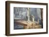 Italy, Naples, Naples National Archeological Museum, from Pompeii, Rocky Landscape-Samuel Magal-Framed Photographic Print