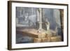 Italy, Naples, Naples National Archeological Museum, from Pompeii, Rocky Landscape-Samuel Magal-Framed Photographic Print