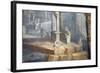 Italy, Naples, Naples National Archeological Museum, from Pompeii, Rocky Landscape-Samuel Magal-Framed Photographic Print