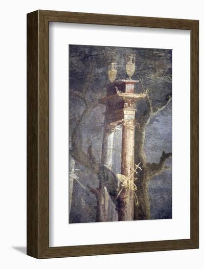 Italy, Naples, Naples National Archeological Museum, from Pompeii, Rocky Landscape-Samuel Magal-Framed Photographic Print