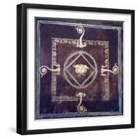 Italy, Naples, Naples National Archeological Museum, from Pompeii, Soffito (Beamed Ceiling)-Samuel Magal-Framed Photographic Print