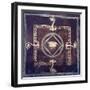 Italy, Naples, Naples National Archeological Museum, from Pompeii, Soffito (Beamed Ceiling)-Samuel Magal-Framed Photographic Print