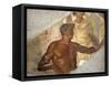 Italy, Naples, Naples National Archeological Museum, from Pompeii, Victorious Athlete-Samuel Magal-Framed Stretched Canvas