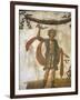 Italy, Naples, Naples National Archeological Museum, from Pompeii, VII 203, Lari and Snakes-Samuel Magal-Framed Photographic Print