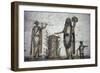 Italy, Naples, Naples National Archeological Museum, from Pompeii, VII 203, Lari and Snakes-Samuel Magal-Framed Photographic Print