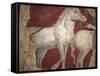 Italy, Naples, Naples National Archeological Museum, from the Villa of Arianna in Stabiae, Horses-Samuel Magal-Framed Stretched Canvas