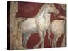 Italy, Naples, Naples National Archeological Museum, from the Villa of Arianna in Stabiae, Horses-Samuel Magal-Stretched Canvas