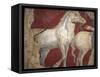 Italy, Naples, Naples National Archeological Museum, from the Villa of Arianna in Stabiae, Horses-Samuel Magal-Framed Stretched Canvas