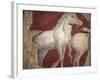 Italy, Naples, Naples National Archeological Museum, from the Villa of Arianna in Stabiae, Horses-Samuel Magal-Framed Photographic Print