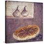 Italy, Naples, Naples National Archeological Museum, Herculaneum, Still Life with Bread and Figs-Samuel Magal-Stretched Canvas