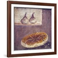 Italy, Naples, Naples National Archeological Museum, Herculaneum, Still Life with Bread and Figs-Samuel Magal-Framed Photographic Print