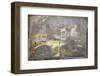 Italy, Naples, Naples National Archeological Museum, Landscape with Animals to Pasture-Samuel Magal-Framed Photographic Print