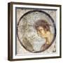 Italy, Naples, Naples National Archeological Museum, Medallion with a Man's Portrait-Samuel Magal-Framed Photographic Print